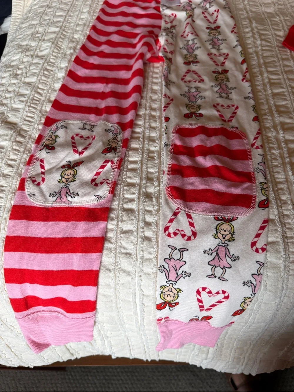 Hanna Andersson Pink and Red Cindy Lou Who Dr. Seuss Pajama Top